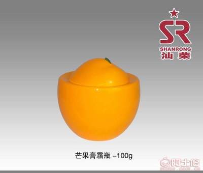 【100gPP芒果面膜罐水果膏霜罐化妆品护肤瓶子(生产厂家】汕头市金平区汕荣塑胶包装厂 - 产品库